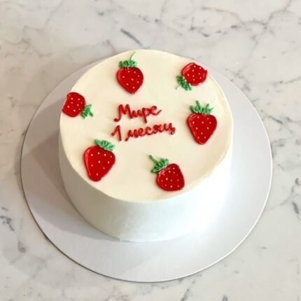 Authentic strawberry cake